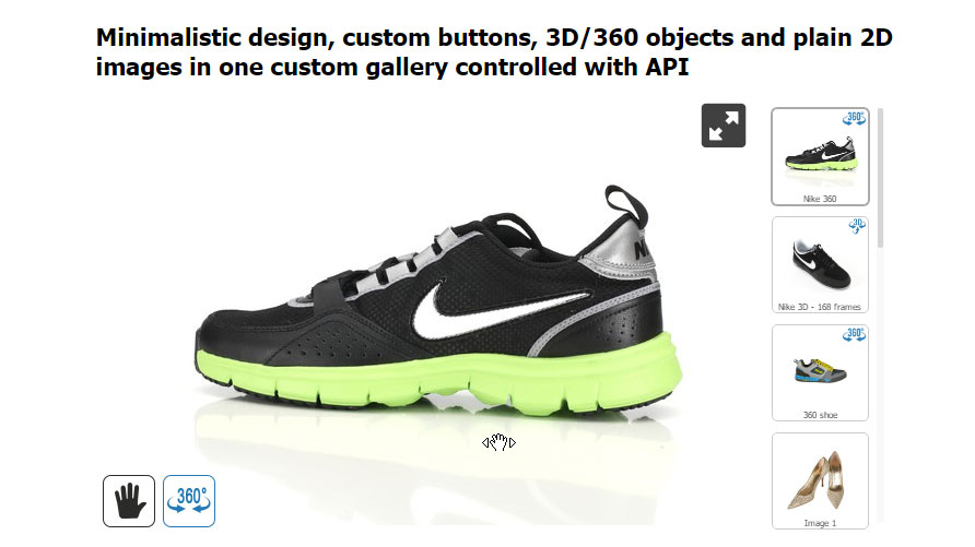 html5 360 views media gallery